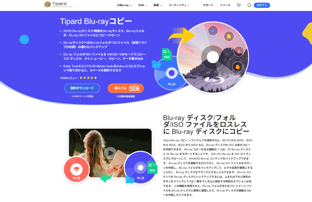 tipard blu-rayコピー公式サイト